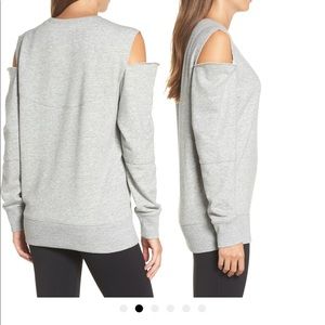 Zella Tear It Up Cold-Shoulder Tunic